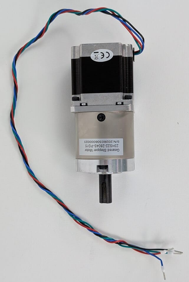 Nema 23 with 15:1 gear