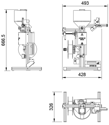 Original Desktop Filament Extruder MK3.9 (DIY KIT)