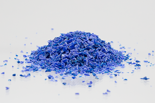 rHDPE regrind from bottle caps